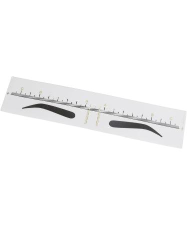 Disposable Eyebrow Stencil Ruler with Adhesive Easy to Use Microblading Template for Eyebrow Shape Design - Buy Online on GoSupps.com
