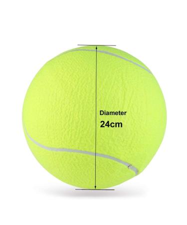 LUOEM Large Tennis Ball for Pets Outdoor Sports 9.5 Inch - Buy Online on GoSupps.com