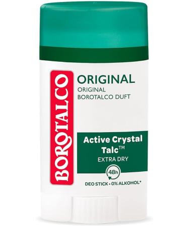  Italian Gourmet E.R. Borotalco Original Deodorant Stick 48 Hour Effectiveness Formula with Active Crystal Talc for Triple Protection Against Sweat Deodorant 0% Alcohol 6 x 40 ml + Italian Gourmet Polpa 400 g - Buy Online on GoSupps.com