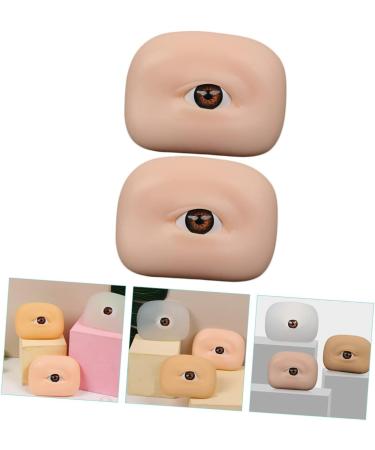 Balacoo 6 Pcs Eye Practice Skin Makeup Eyeshadow Eyebrow Practice Board Silicone Make up Skin Semi-permanent 1 count (Pack of 1) As Shownx3pcs - Buy Online on GoSupps.com