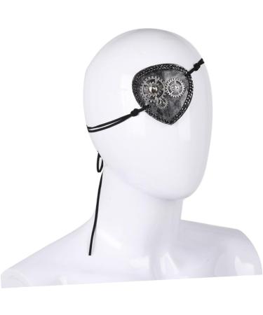 Beavorty prom props gear clock eye patch Decor Blindfold make up eye mask medium Black - Buy Online on GoSupps.com