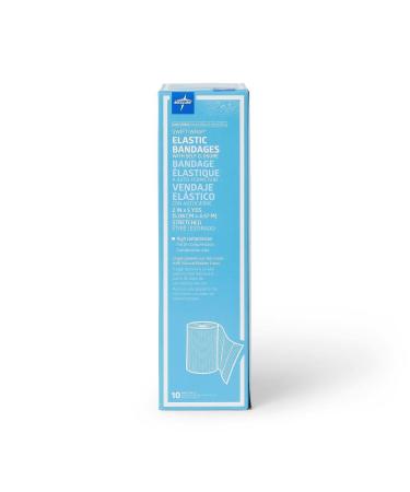 Medline Swift-Wrap Elastic Bandage - 2" x 5 Yards Self-Closure First Aid | International Shipping - Buy Online on GoSupps.com