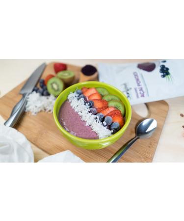 Buy Sunfood Organic Acai Powder 4 oz - Superfood for Smoothies & Bowls - Buy Online on GoSupps.com