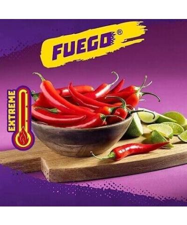 Fuego Extreme Chill and Lime Flavoured Corn Snack - 180g (Pack of 3) - Spicy Rolled Corn Tortilla Chips | Intense Spicy Flavor | Zesty Seasoning - Buy Online on GoSupps.com