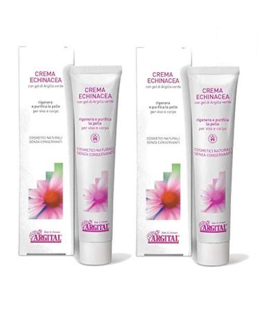 Echinacea Cream with Green Clay Gel for Face and Body 75 ml Argital (2 x 75 ml)
