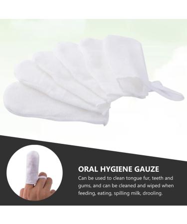 EXCEART Newborn Wipes Finger Toothbrush 18Pcs - Infant Mouth Clean Gauze Toothbrushes for Teething & Oral Cleaning - Buy Online on GoSupps.com