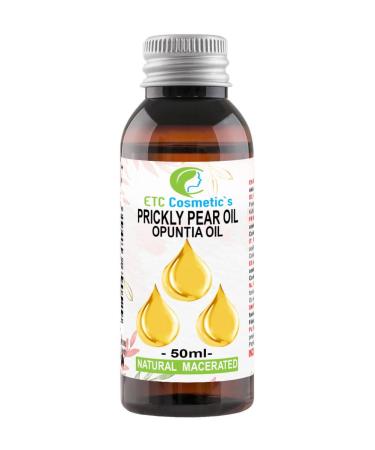 Prickly Pear Oil (Opuntia) 50ml - 100% Natural Anti-Aging Repairing & Nourishing Moisturizer - International Shipping Available - Buy Online on GoSupps.com
