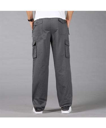 Men's Cargo Sweatpants - Casual Workout Joggers for Men - Straight Fit Sweatpants - 4X-Large - Buy Online on GoSupps.com