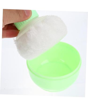 FOMIYES 6 Pcs Powder Puff Box Set - Travel Size Baby & Makeup Powder Puffs in Green PP Container - Buy Online on GoSupps.com
