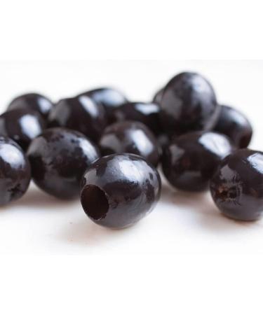Scelta Oro - Spanish Pitted Black Olives in Brine (350g Pack of 3) | Packed in Italy - Buy Online on GoSupps.com