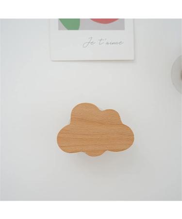 HDJNAL Cloud-Shaped Wooden Cabinet Handles - 10 Decorative Drawer Pulls for Kids' Rooms & Furniture - Buy Online on GoSupps.com