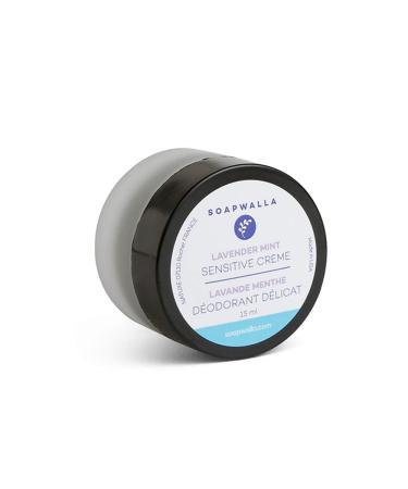 Organic / Vegan Sensitive Skin Deodorant Cream (Lavender Mint Baking Soda-Free) - 0.5 oz Travel Size - Buy Online on GoSupps.com