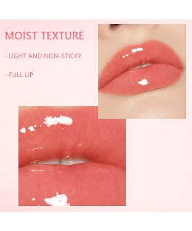 Mysense Plumping Lip Glow Oil - Hydrating Tinted Lip Gloss & Moisturizer for Dry Lips | Nourishing Transparent Lip Oil #04 - Buy Online on GoSupps.com