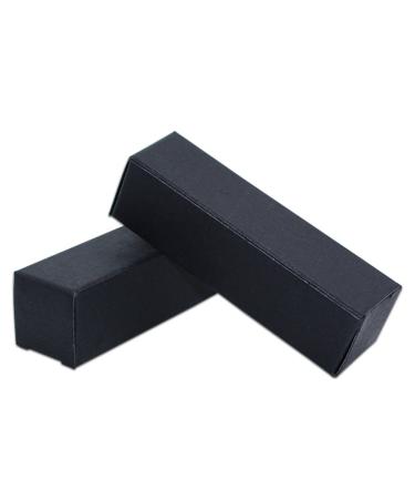 50 Pack Mini Kraft Paper Black Boxes for Lipstick & Beauty Accessories - DIY Lipstick Bottle Packaging & Makeup Organizer Tube Storage 0.78x0.78x3.34 Inch (Pack of 50) - Buy Online on GoSupps.com