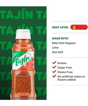 Tajin Classico Chilli and Lime Seasoning - 142g (Pack of 3) | Zesty and Flavorful Spice Blend | Touch of Mexican | Spicy & Zesty - Buy Online on GoSupps.com