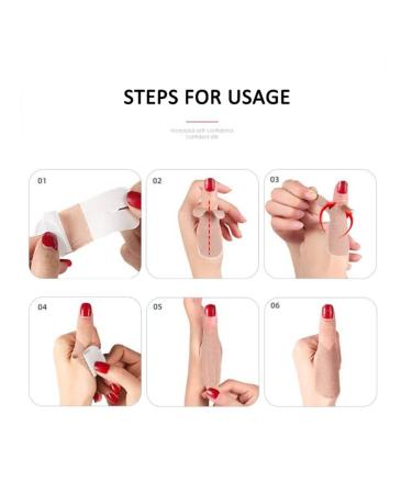 10 Pcs Elastic Breathable Thumb Support Stickers - Self-adhesive Thumb Brace for Tendonitis, Sprains, Trigger Finger - Pain Relief - Buy Online on GoSupps.com