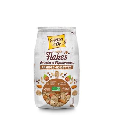 Golden Cricket Super Flakes Cereals & Legumes Almonds-Hazelnuts 325 g