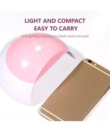 48W UV LED Nail Dryer Light Lamp With 2 Timer Setting For All Kinds Gel Polish Professional Nail Art Tools Mini Portable Mini Small Professional Uv Led Nail Dryer Lamp Fast Drying For Gel And Regular - Buy Online on GoSupps.com