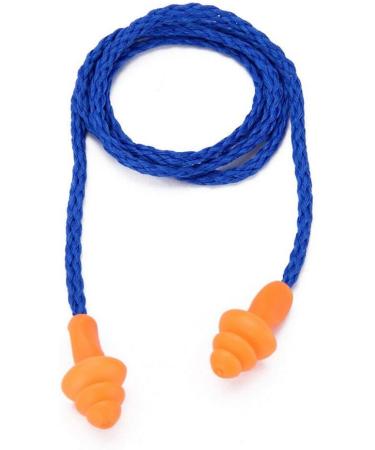 Senrise Soft Silicone Earplugs - Reusable Hearing Protection for Sleeping Working Swimming | 10 Pairs in Blue - Buy Online on GoSupps.com