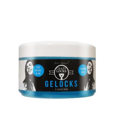 Gelocks Blue Aloe Vera from Crazy Locks natural plantbased gel for locks 300 ml without sulphates without parabens without residues without dyes without alcohol