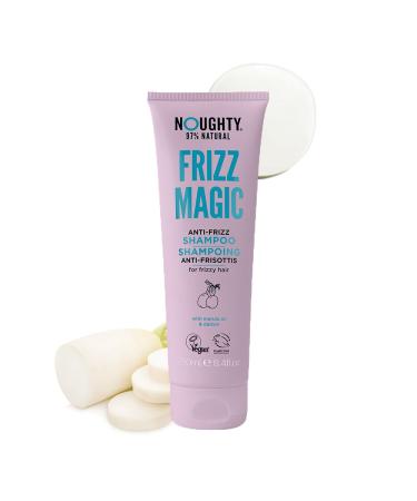 Buy Noughty 97% Natural Frizz Magic Shampoo - Sulphate Free Anti-Frizz Cleanser for Curly Hair with Marula Oil | 250ml Vegan Haircare - International Shipping Available - Buy Online on GoSupps.com