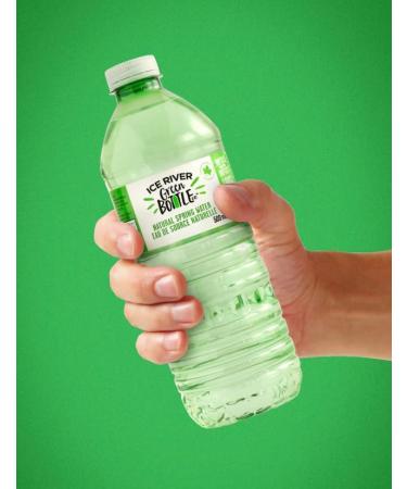 Ice River Green Bottle Natural Spring Water 24 X 500ML Case - Buy Online on GoSupps.com