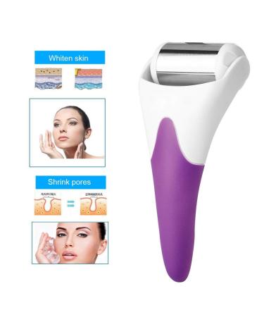 Handheld Ice Roller for Face Massage - Cold Compress Anti-Aging Beauty Tool for Wrinkle Prevention and Skin Firming (Purple) - Buy Online on GoSupps.com