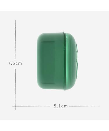 Frosted Pacifier Holder - Dustproof Schnuller Storage Box for Newborns | Portable Infant Bite Ring Case in Green - Buy Online on GoSupps.com