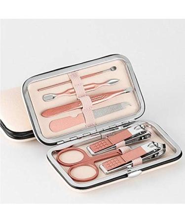 Nail Clippers Set 7-Piece Lady Nail Clippers Set Stainless Steel Accessories Nail Clippers Pliers Pedicure Beauty Nail Tools Pedicure Tools for Feet Pink - Buy Online on GoSupps.com