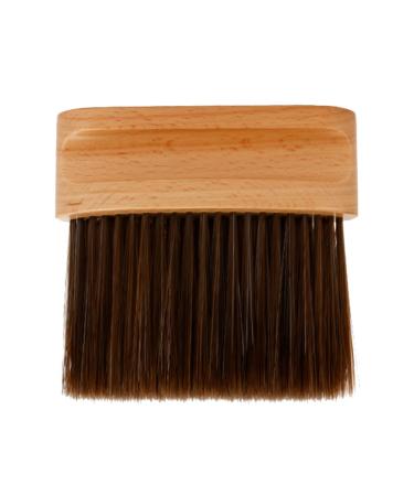 Beaupretty Neck Brush Hair Cutting Kits Hair Sweep Brush Barber Hair Duster Barber Brush Duster for Cleaning Broken Hair Brush Nail Cleaner Brush Hair Cleaner Brush Soft Broom Beech Wooden Color