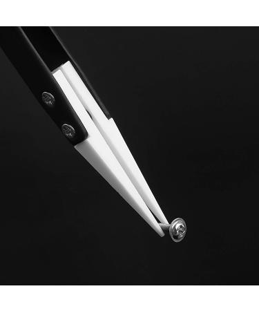 Multi-Function Tool Precision Tweezers Ceramic Tips Tweezers Stainless Steel Handle Straight Aimed Tweezers for Coils Tools in Daily Life - Buy Online on GoSupps.com