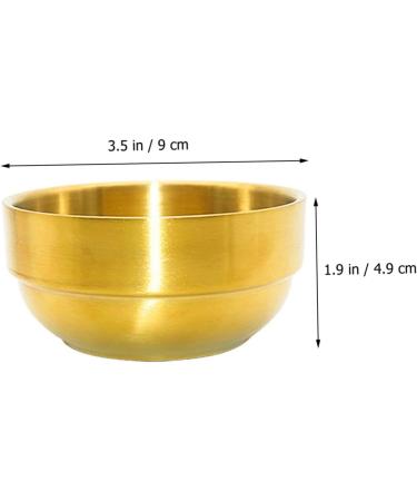 Frcolor Pigment 3ST Foam Dishwasher Razor Soap Cream Mug - Facial Cleaning Cup & Beard Shaving Tool (Golden 9x9x4.9cm) - International Shipping Available - Buy Online on GoSupps.com