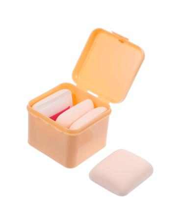 Didiseaon 1 Box Triangular Powder Puff Powder Sponge Finger Puffs for Makeup Setting Powder Puff Make up Sponge Foundation Puff Boxed Travel Rice Ball Hydrophilic Polyurethane