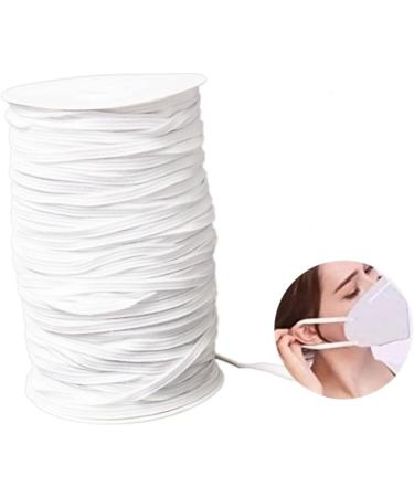 Magiclulu 3st Elastic Rope for Masks - High-Quality Rubber Bands for Sewing & Mask Replacement Straps - 7312x0.3cm - Durable White Rubber Bands - Perfect for DIY Mask Repairs & Crafting - Buy Online on GoSupps.com