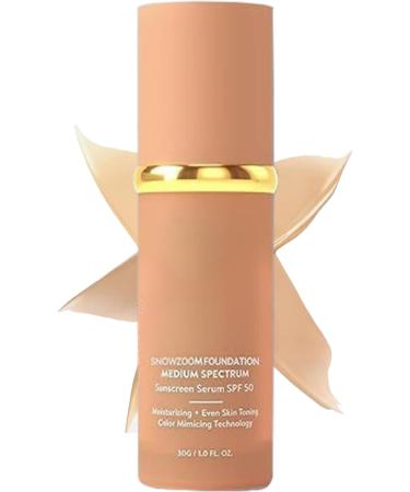 Self-Adjusting Foundation 30ml 4-in-1 SPF 50 Tinted Foundation Makeup for Oily Sensitive and Mature Skin Types - Evening Date Dance Running Hiking - Buy Online on GoSupps.com