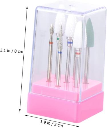 Healeved 3 Sets Manicure Drill Bits Power Tools Nail Grinding Head Nail Polishing Tool Orange Hair Bow Irish Accessories for Women Lavender Paddle Brush Nail File Bits Nail Drill Alloy - Buy Online on GoSupps.com