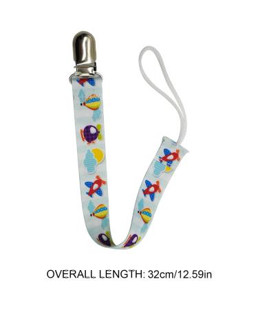 Kgduyc Baby Pacifier Chain Clips - 4 Pack Soother Chains to Prevent Dropping | International Shipping Available - Buy Online on GoSupps.com