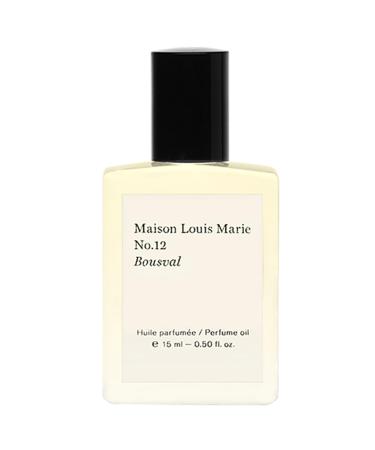 Maison Louis Marie - No.12 Bousval Natural Roll-On Perfume Oil | Luxury Clean Beauty + Non-Toxic Fragrance (0.5 fl oz | 15 ml)