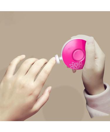 Nail Clippers New Children Electric Nail Trimmer Kid Nail Polisher Tool Kit Manicure Set Easy to Trim Nail Clippers for Newborn(Red) - Buy Online on GoSupps.com