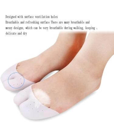 DEAVER Silicone Toe Protectors - 4 Pairs for Shoes, Soft Gel Pads for Forefoot, Breathable Support Sleeves for Ballet and Athletes Pointe Shoes - Buy Online on GoSupps.com