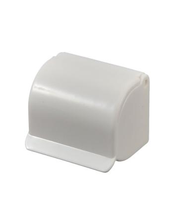 Ruilogod Plastic Man Bathroom Convenient Paste Strap Shaver Razor Holder white