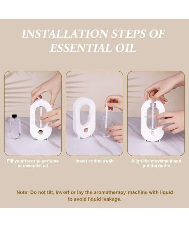 Acwoo Aroma Diffuser - Essential Oil Fragrance Diffuser with 2 Empty Bottles for Home Office Yoga & Spa - Buy Online on GoSupps.com