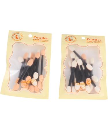 Healeved 48 Pcs Eye Shadow Applicator Eye Cream Brush Eyeshadow Sponge Applicator Smudge Eye Brush - Buy Online on GoSupps.com