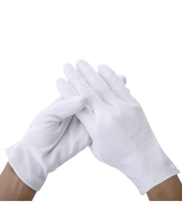 Sevenmye 6 Pairs Moisturizing Cotton Gloves | White Cosmetic & Spa Gloves for Soft Skin - Buy Online on GoSupps.com