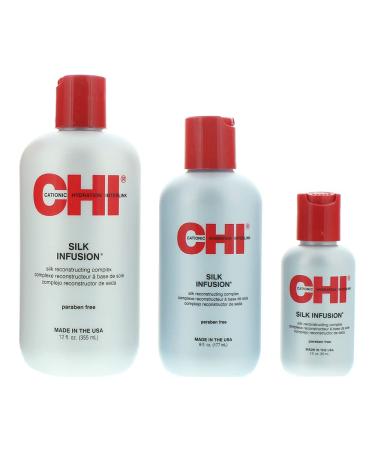 CHI Silk Infusion 3-Pack Hair Cream - 20 Fl Oz (x3) - Buy Online on GoSupps.com