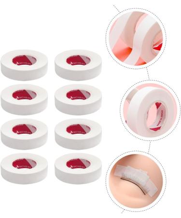 Beavorty 6Rolls eyelash tape lash tech accessories Women Lashes Tape adhesive lash tapes Under Eye tape Adhesive Fabric lash Tap eye beauty tools Polyolefin film Eye patch white sensitive 5x1.2cm White - Buy Online on GoSupps.com