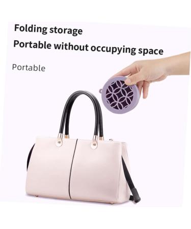 Makeup Sponge Cleaning Bowl Cosmetic Brush Cleaning Bowl Silicone Brush Holder Make up Brush Cleaner Make up Brush Cleaner Tool Silica Gel Purple Makeup Brush Storage Box 10x8.5cm Purple - Buy Online on GoSupps.com