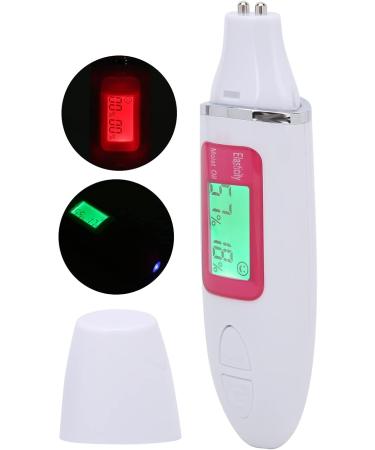 Qukaim Skin Tester Facial Skin Moisture Tester LCD Display Skin Water Oil Sensor Analyzer Multifunctional White - Buy Online on GoSupps.com