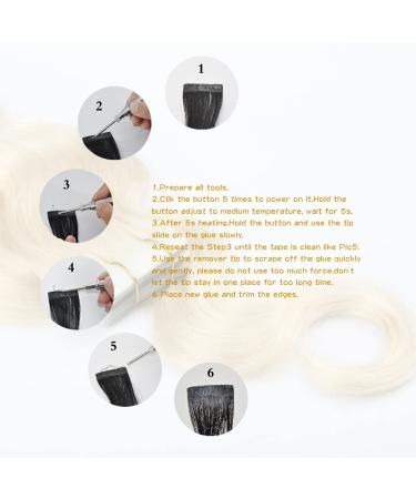 Electric Heated Tape Remover for Fast Tape-In Hair Extensions Removal - Buy Online on GoSupps.com