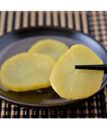Gluten Free Pickled Daikon Radish 3.5oz x 3 Packs | Vegan | MSG Free | Product of Japan - Buy Online on GoSupps.com
